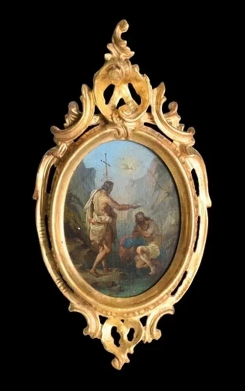 Giovanni Carnovali - Il battesimo di Cristo, attribuito